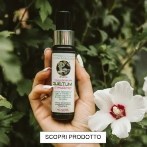 flacone spray di quietum aromatherapy, di dinamys, acqua profumata con efetto calmante naturale