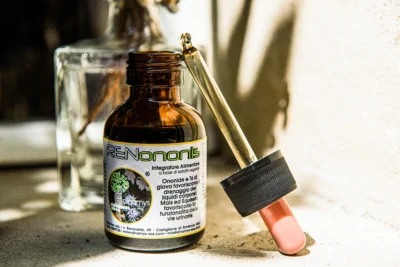 flacone di renononis, integratore diuretico naturale di Dinamys